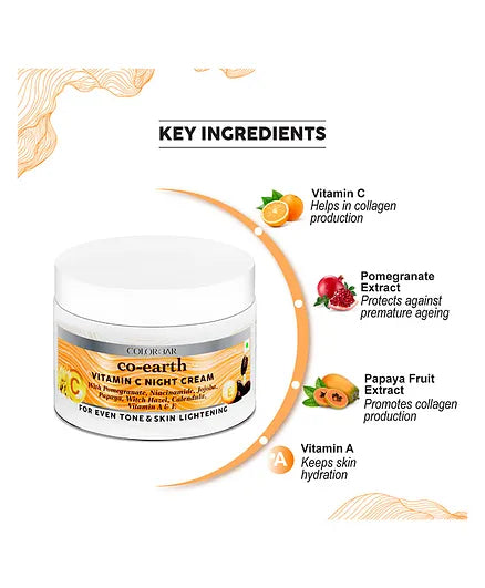 Co-Earth Vitamin C Night Cream 50 ml