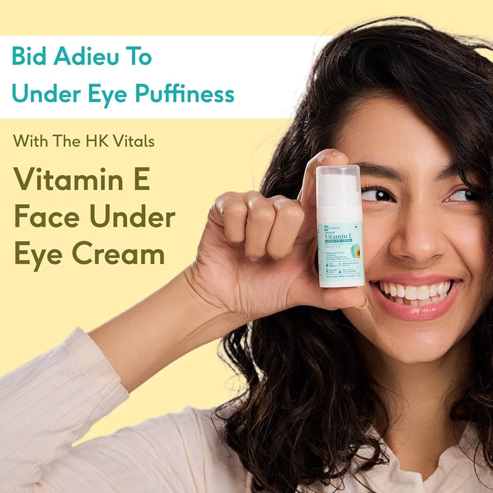 HK Vitals Natural Vitamin E Under Eye Cream 15 g
