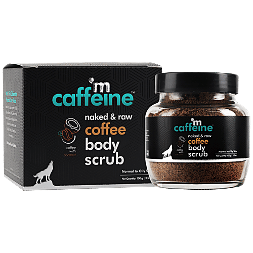 mCaffeine naked & raw coffee body scrub